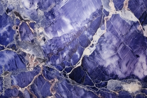 Sodalite's Mesmerizing Display: Captivating Textures, Vibrant Colors, and Intricate Veins of this Unique Geological Gemstone