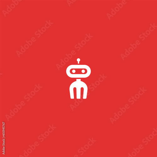 Robot Food Vector