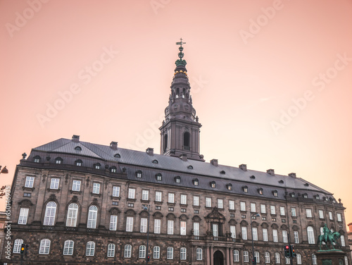 Danish Parliament Building during sunset