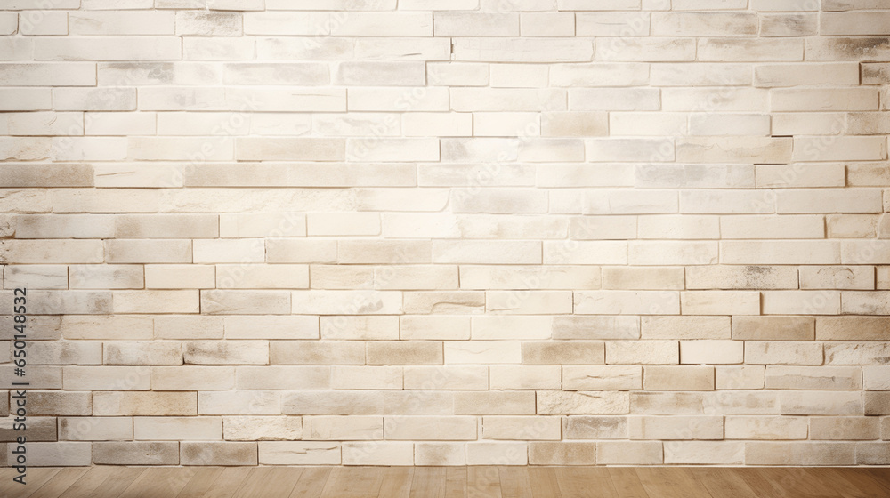 Creme und weiße Ziegelwand, Textur, Hintergrund, Mauerwerk, rustikal, Wand