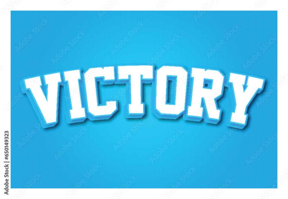 Victory text effect template design with 3d style use for business brand and logo editable text Victory text effect template design with 3d style use for business brand and logo editable text
