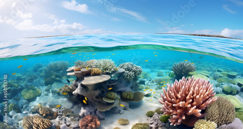 coral reef in the sea © Ayan