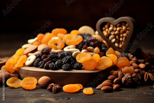 Sweet dried organic natural diet healthy food snack vegetarian fruits vegan fruit © VICHIZH