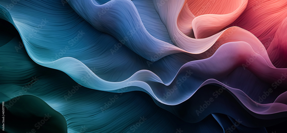 custom made wallpaper toronto digitalCloseup abstract flower petals or nature pattern color background.exotic wallpaper in painting style.wavy wave art shape