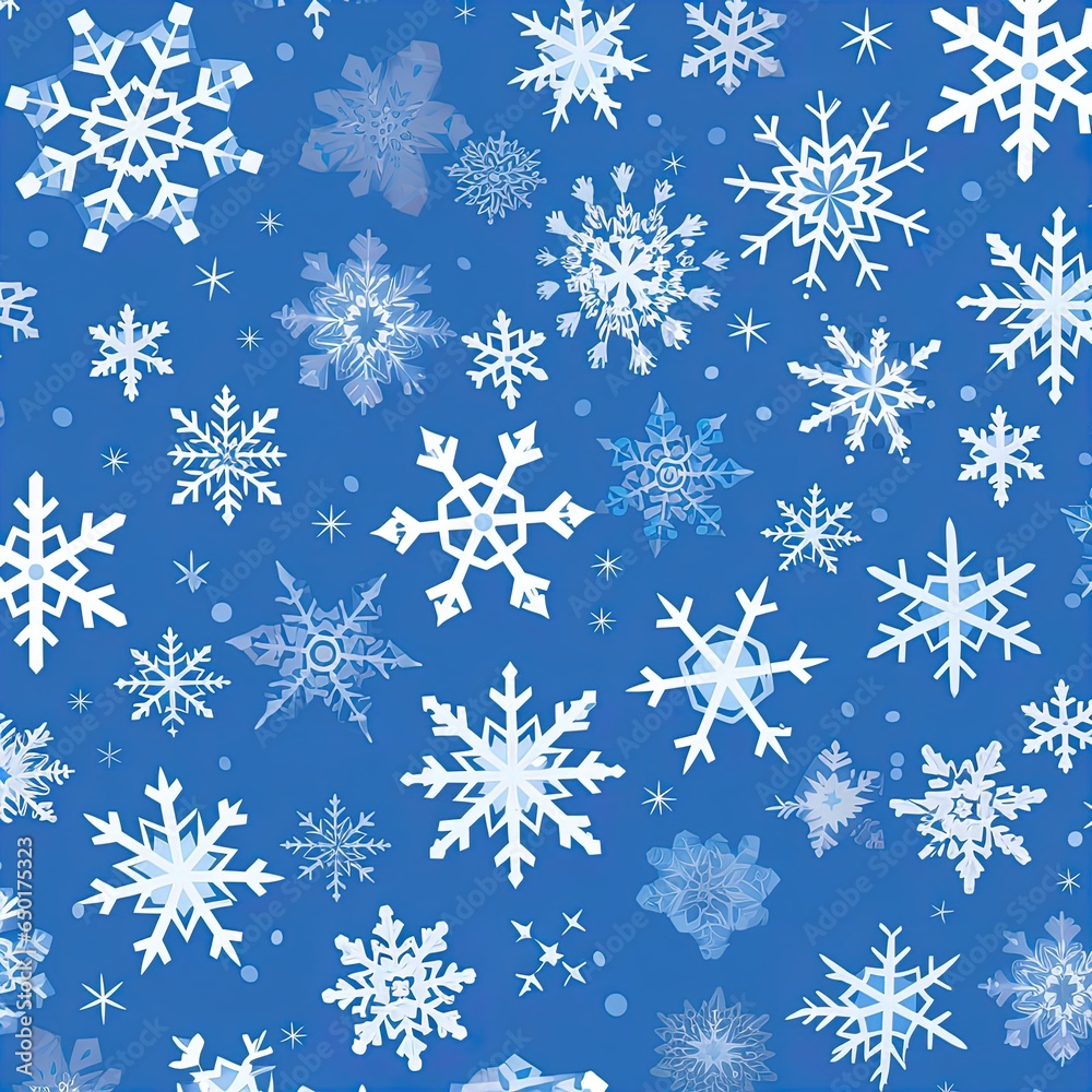 Happy winter pattern of snowflakes. Flat line snowing icons, cute snow flakes wallpaper Happy winter pattern of snowflakes. Flat line snowing icons, cute snow flakes wallpaper