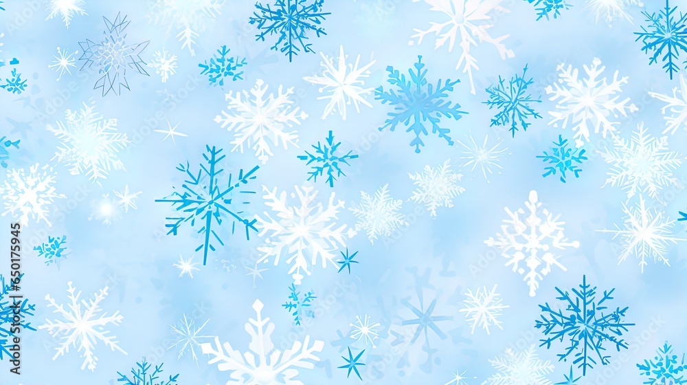 Happy winter pattern of snowflakes. Flat line snowing icons, cute snow flakes wallpaper Happy winter pattern of snowflakes. Flat line snowing icons, cute snow flakes wallpaper