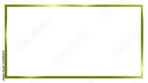 green frame isolated