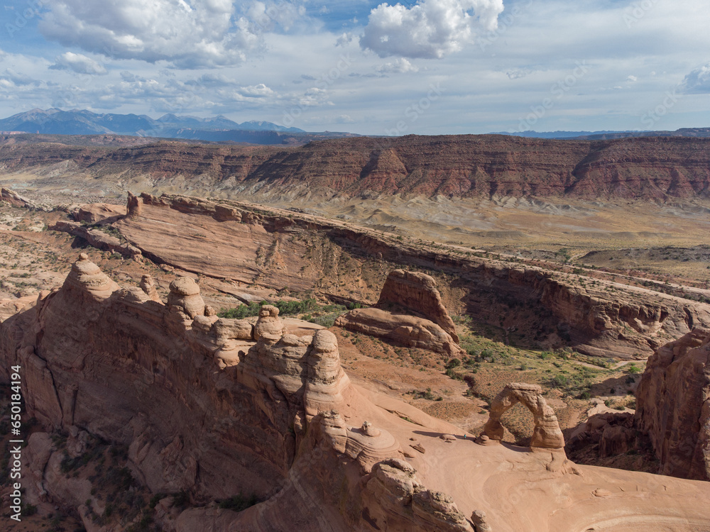 Fotografia aerea arches national park