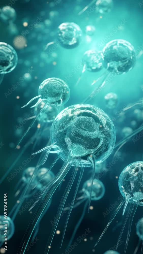 Vertical video animation of the activity of neurons and synapses. Neural connections in outer space, radioactivity, neurotransmitters, brain, axons. Mind concept. Vertical video animation of the activity of neurons and synapses. Neural connections in outer space, radioactivity, neurotransmitters, brain, axons. Mind concept.