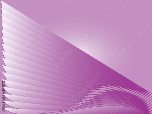 Abstract pleated banner colorful lines and curves. Abstract pink background, wallpaper, wrappin, place for text. Vector illustration design, hand shaped blend pattern.