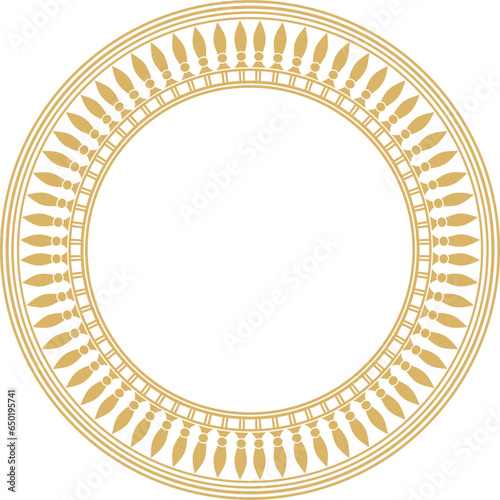 Papier peint Vector golden round Egyptian border