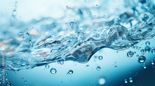 Background banner wallpaper. Closeup water splashes.