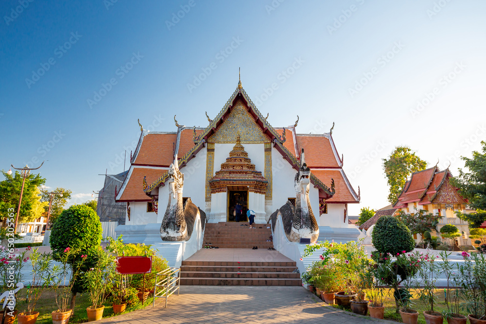 Phumin Temple in Nan, Thailand. (Wat Phumin)