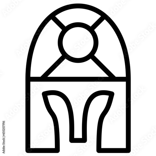 Roman Helmet Icon