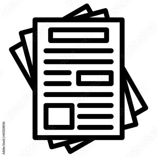 Newspaper Icon
