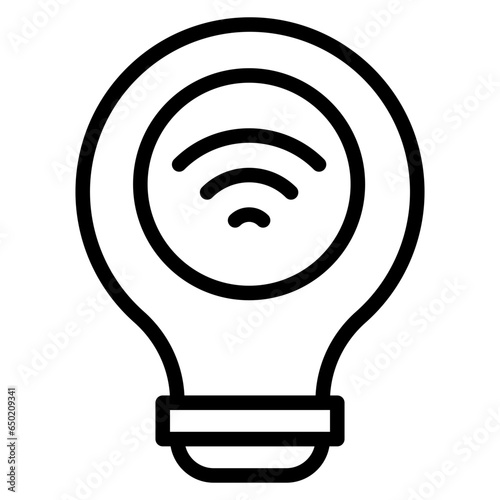 Smart Bulb Icon
