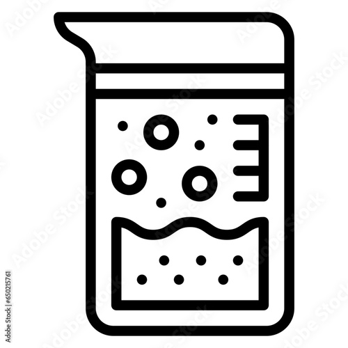 Tableau sur toile Chemistry Colloid Icon