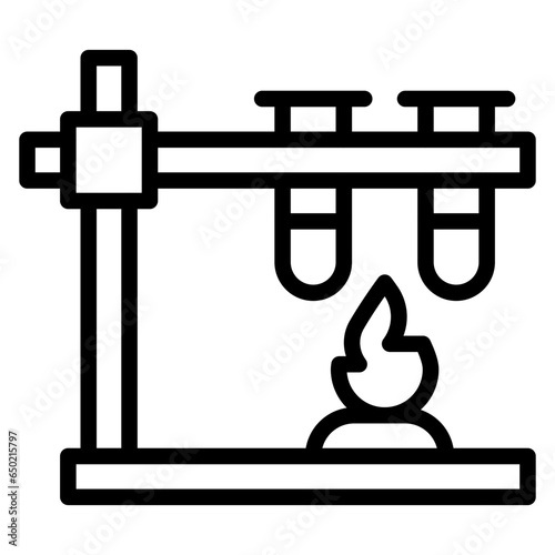 Burning Chemical Icon