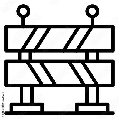 Road Barrier Icon