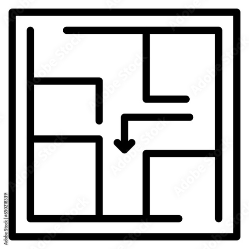 Evacuation Plan Icon