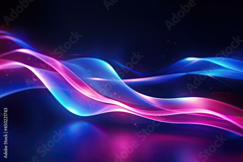 abstract neon colorful wave background