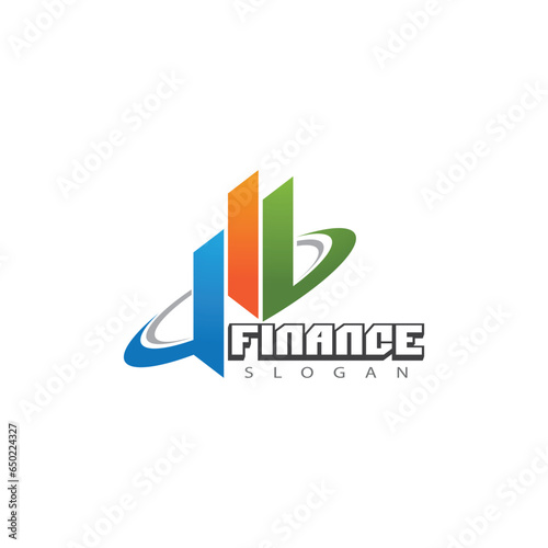 Business Finance logo template vector