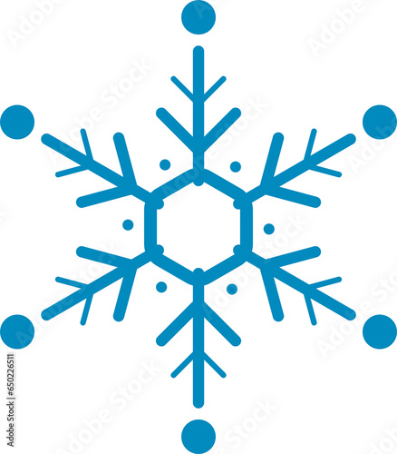Isolated illustration of blue icon snow flakes graphic ellement decoration winter, chrismast, holiday December, cold, cool, air conditioning