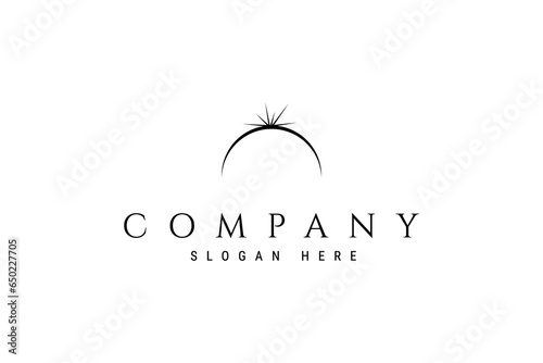 Eclipse abstract illustration logo design