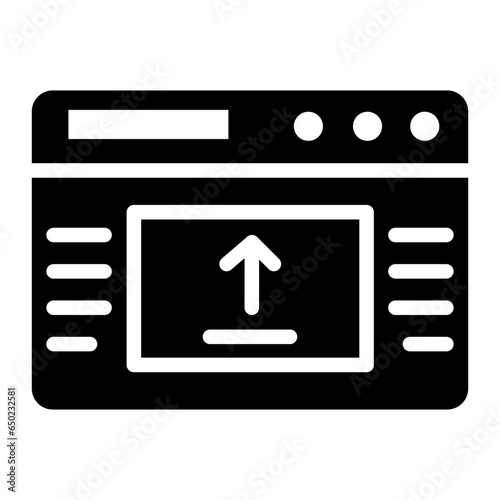 Webpage Upload Icon