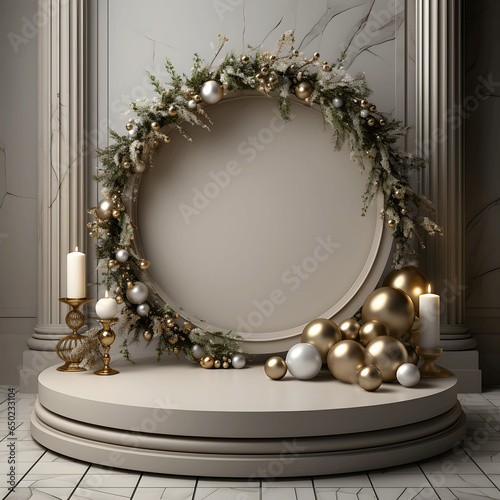 christmas podium