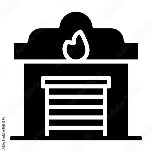 Fire Station Icon