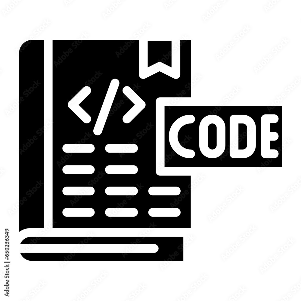 Coding Book Icon Coding Book Icon