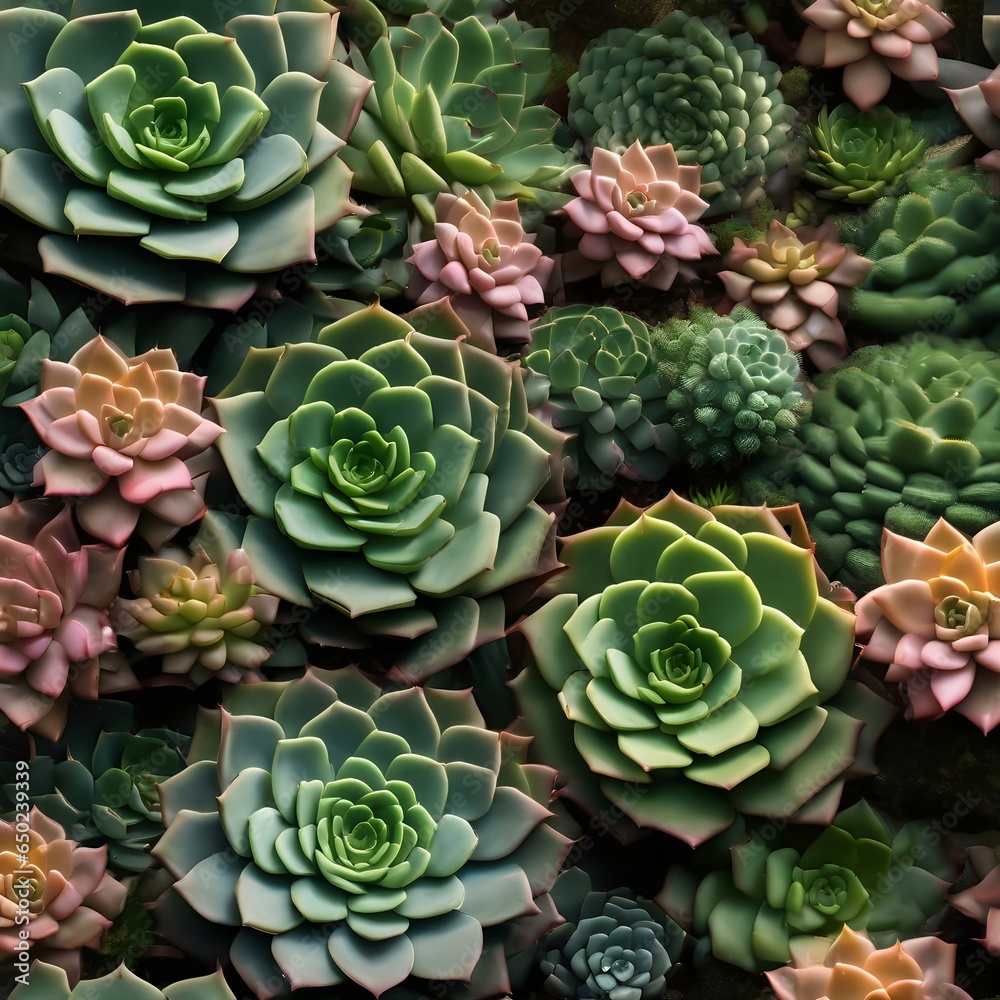 A garden of spiral-shaped succulents that twist and twirl in mesmerizing, hypnotic patterns1 A garden of spiral-shaped succulents that twist and twirl in mesmerizing, hypnotic patterns1