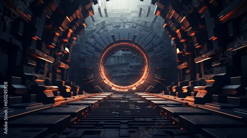 Fototapeta Naklejka Na Ścianę i Meble -  light in the tunnel