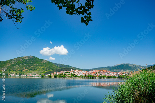 Kastoria, Greece. View over the lake 