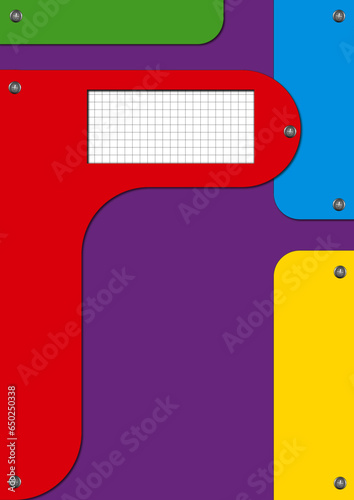 Layout Geometrie bunt