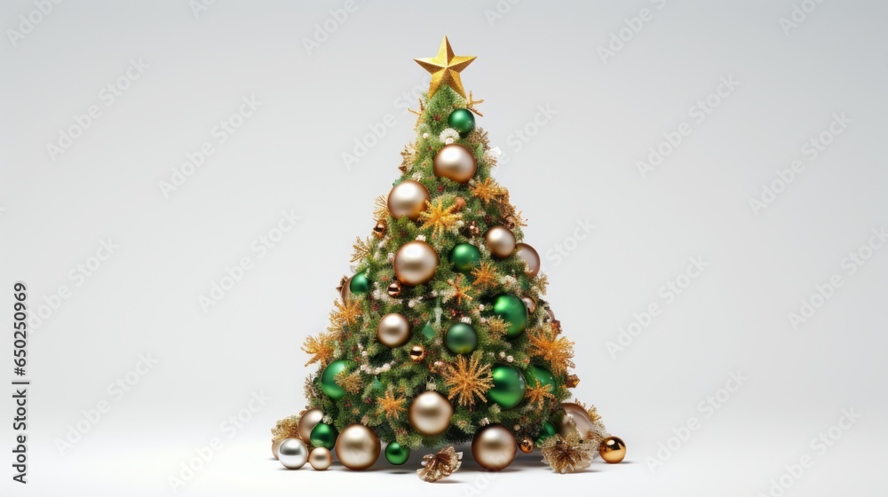 festive holiday tree. festive holiday tree.
