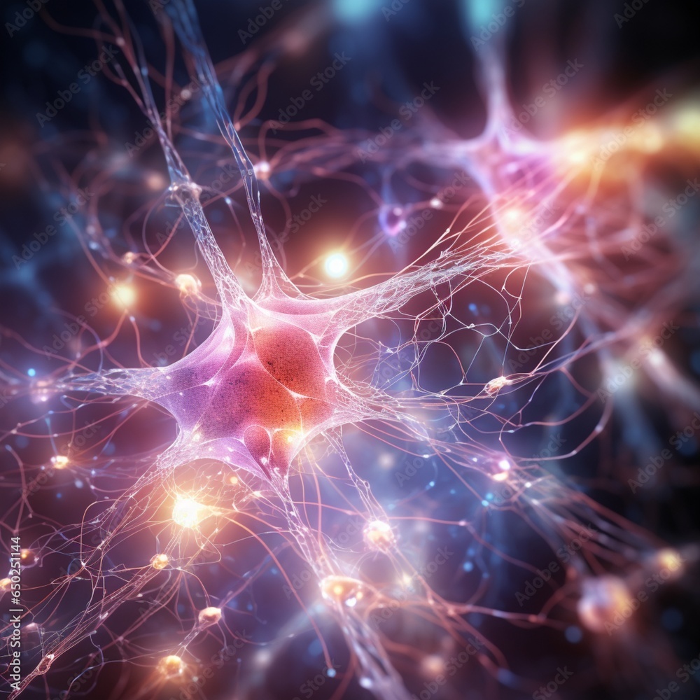 3D Scientific Illustration: Quantum Fluctuations in the Electromagnetic Field (Neurons) 3D Scientific Illustration: Quantum Fluctuations in the Electromagnetic Field (Neurons)