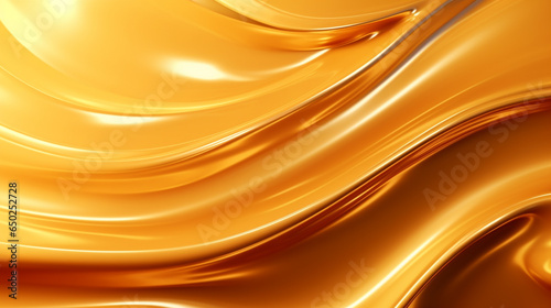 abstract gold metallic fluid flowing background for graphic design element
