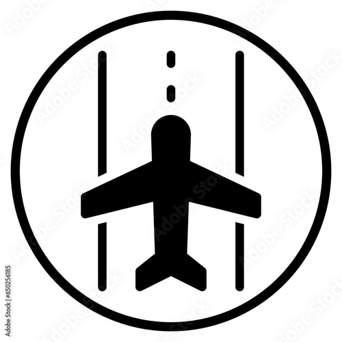 runway glyph icon