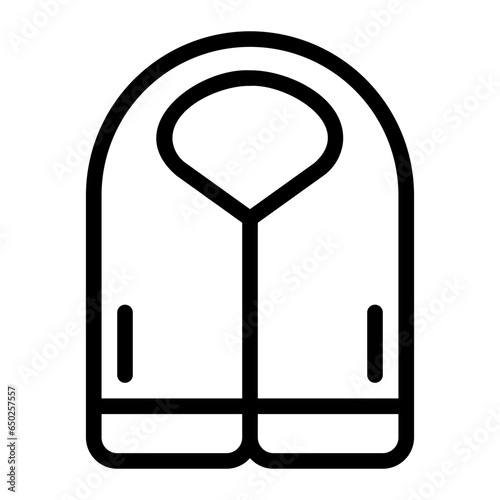 life vest line icon
