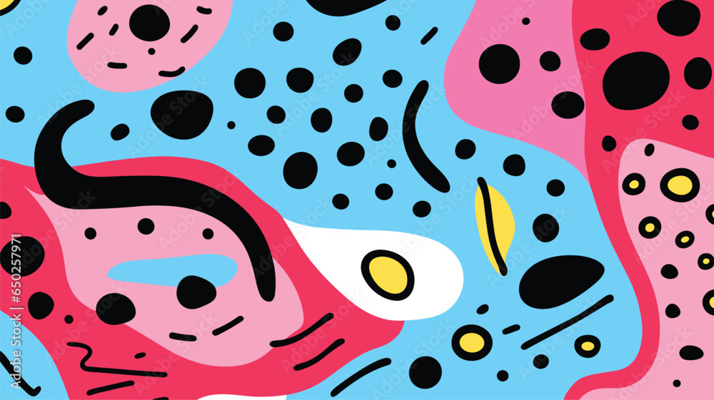 risograph Abstract modern coloured doodle arts background 04 risograph Abstract modern coloured doodle arts background 04