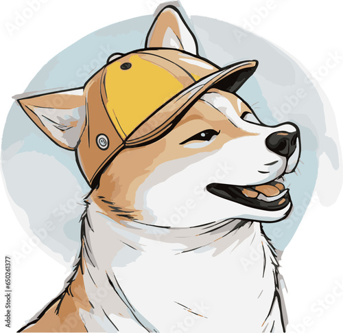 柴犬のイラスト