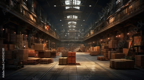Warehouse interior.