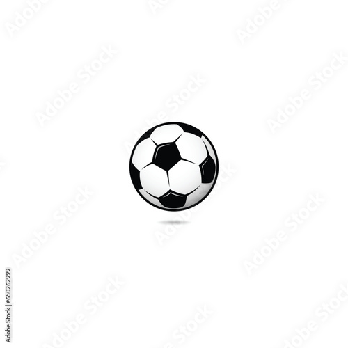 classic soccer ball isolated vector graphics
