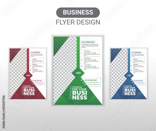 Vector A4 business Flyer for company