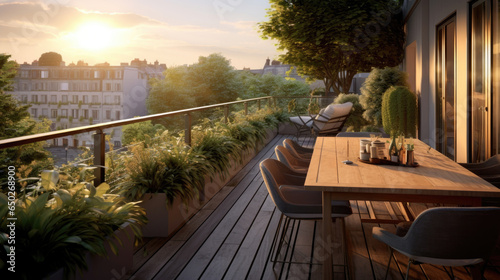 An exquisite balcony terrace © didiksaputra