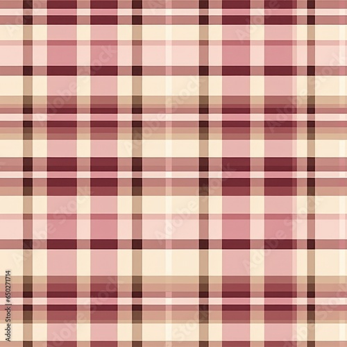 Tartan seamless pattern background in pink. Check plaid textured graphic design. Checkered fabric modern fashion print. New Classics: Menswear Inspired concept.