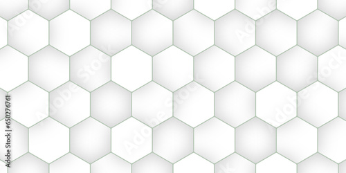 Fototapeta Naklejka Na Ścianę i Meble -  white hexagon pattern background