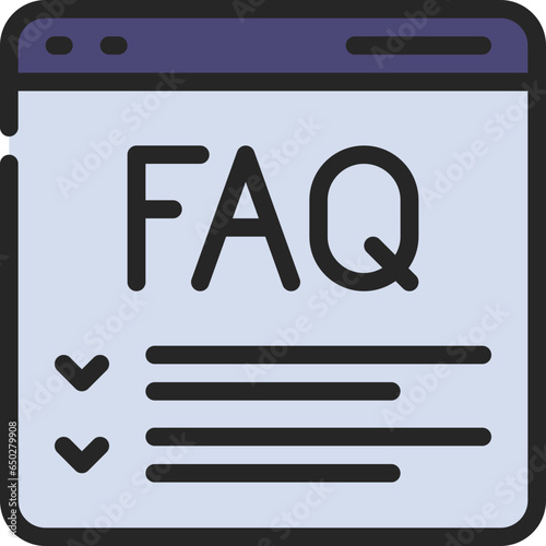 FAQ Website Page Icon